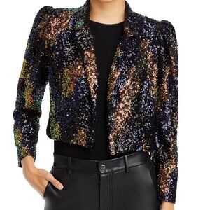 Aqua  sequin jacket